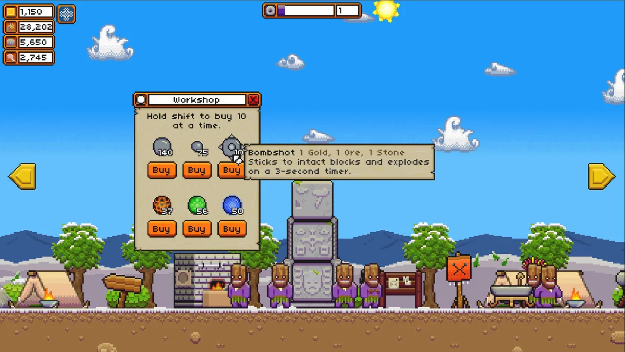 Изображение игры: Blasted Fortress