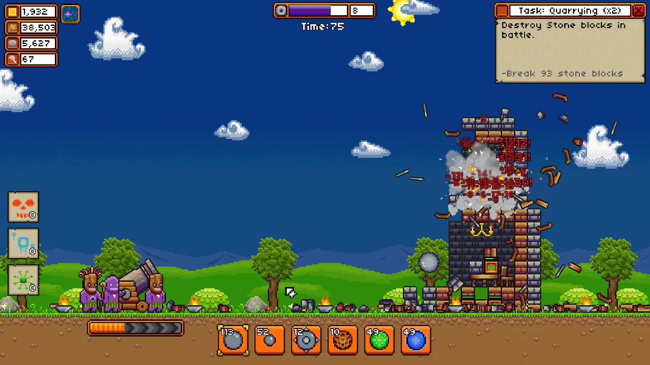 Изображение игры: Blasted Fortress