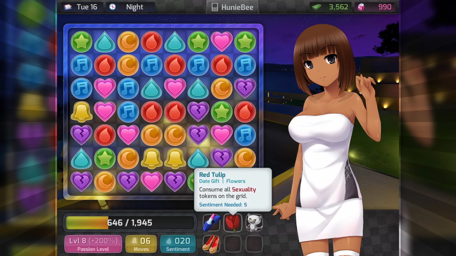 Изображение игры: HuniePop
