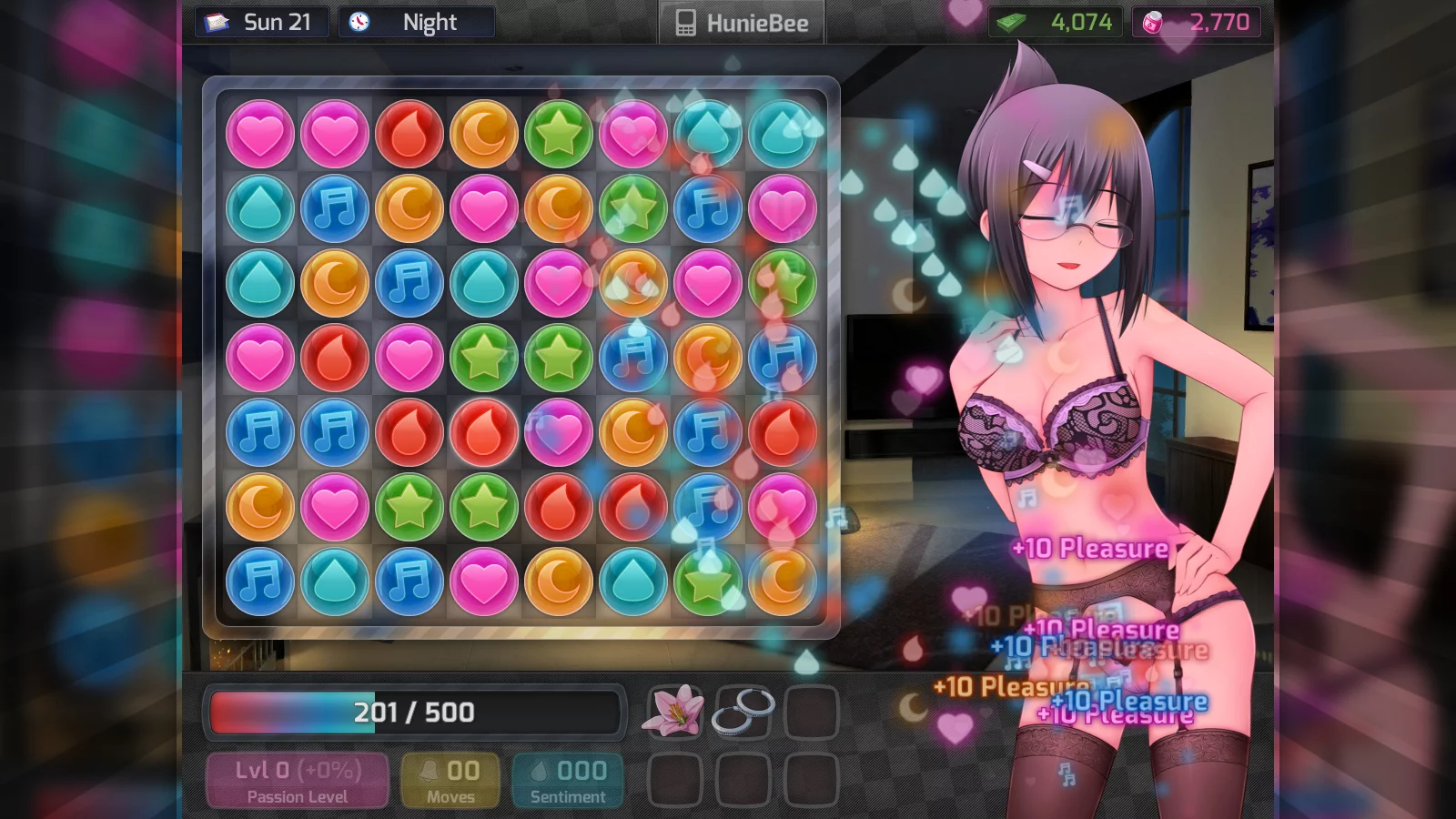Изображение игры: HuniePop