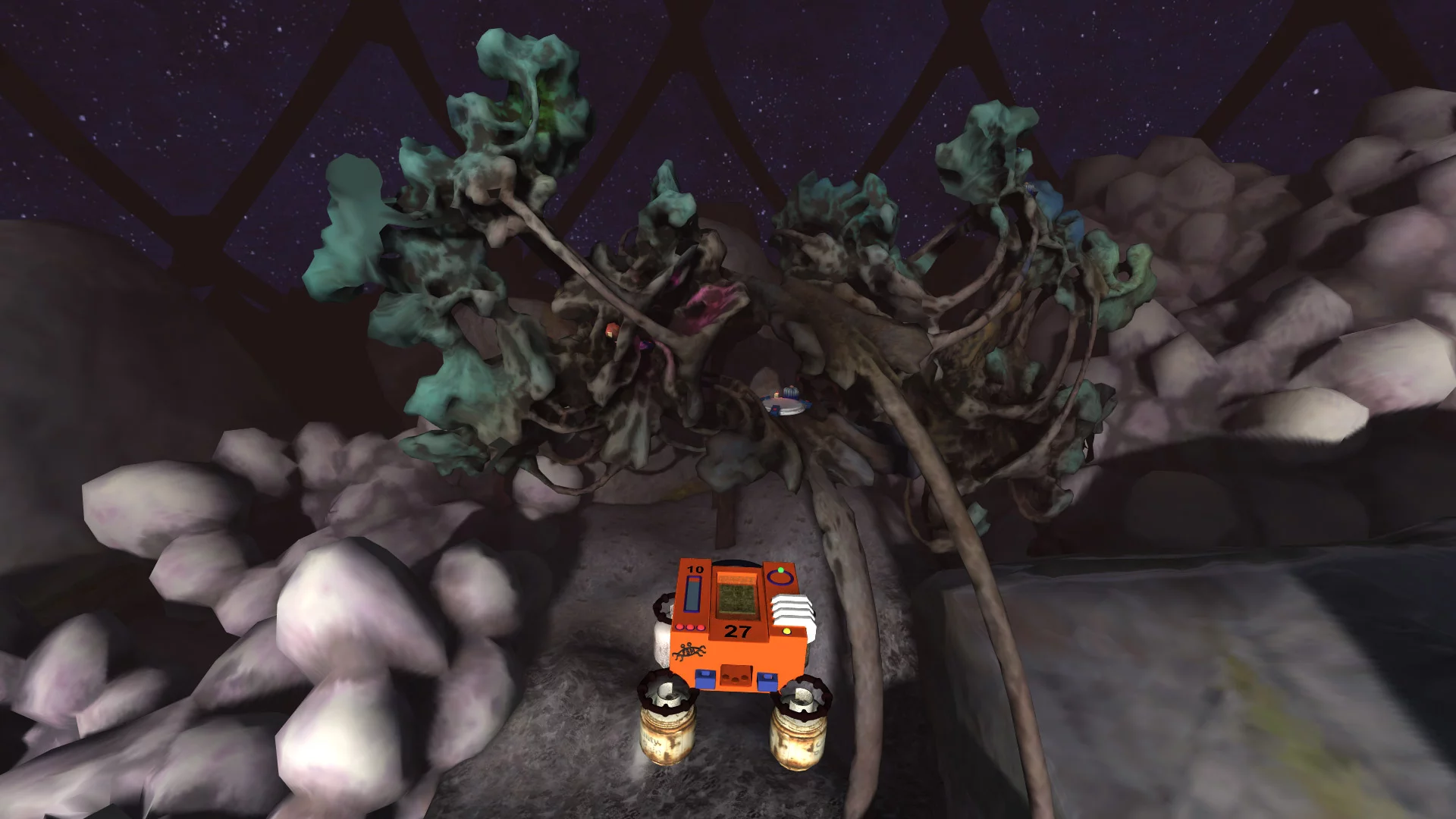 Изображение игры: Crashed Lander