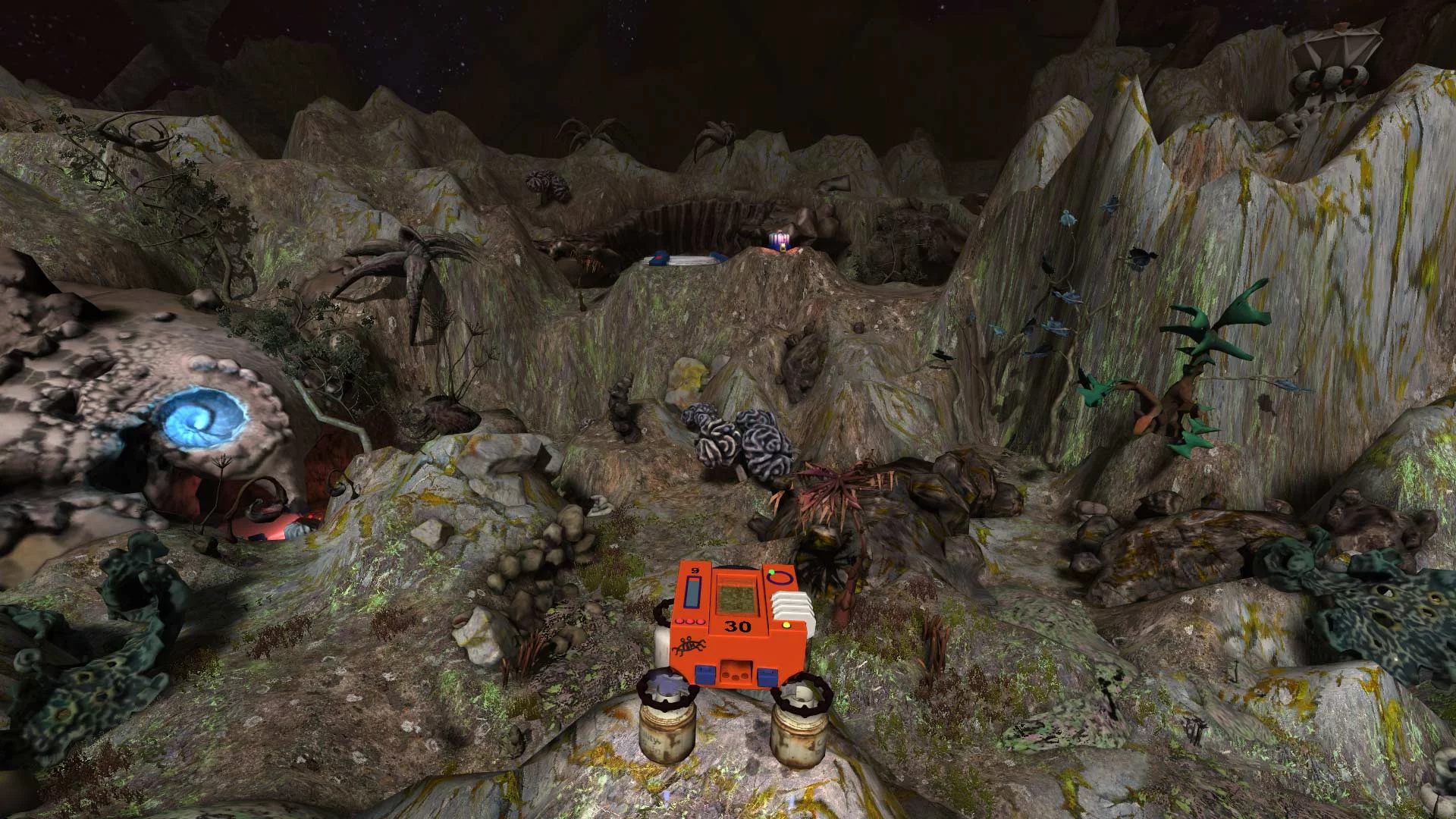 Изображение игры: Crashed Lander