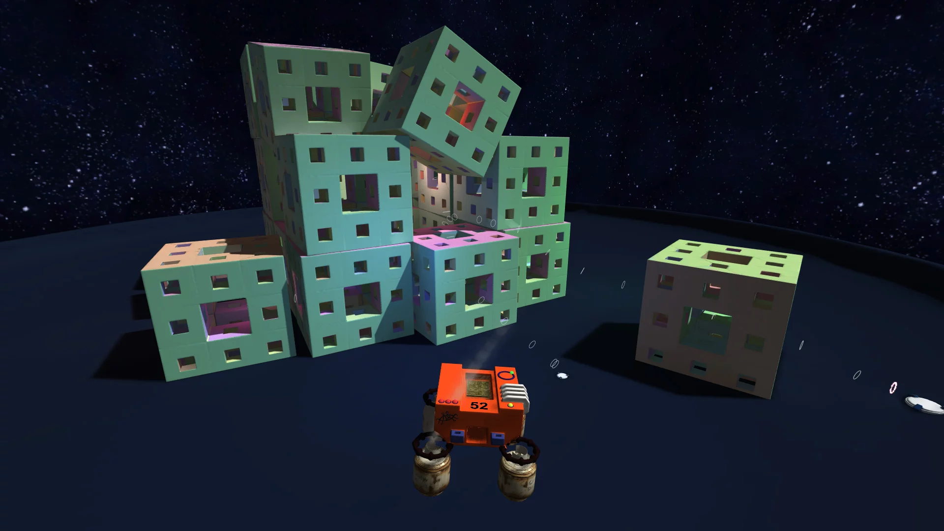 Изображение игры: Crashed Lander