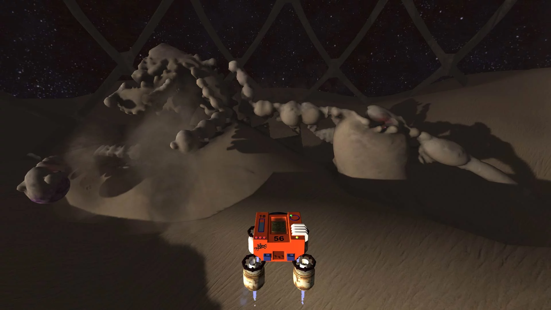 Изображение игры: Crashed Lander