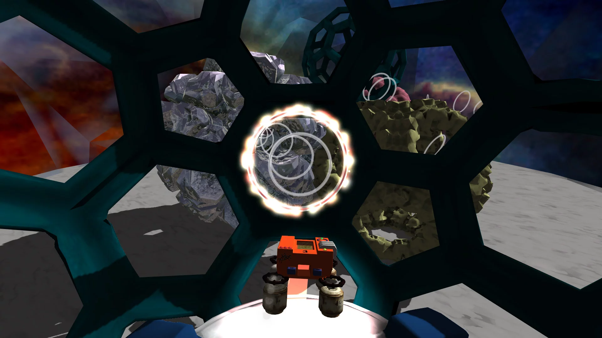 Изображение игры: Crashed Lander