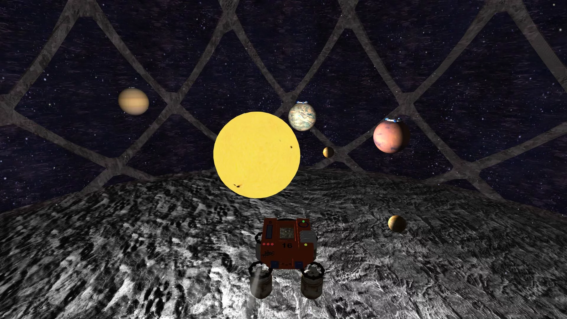 Изображение игры: Crashed Lander
