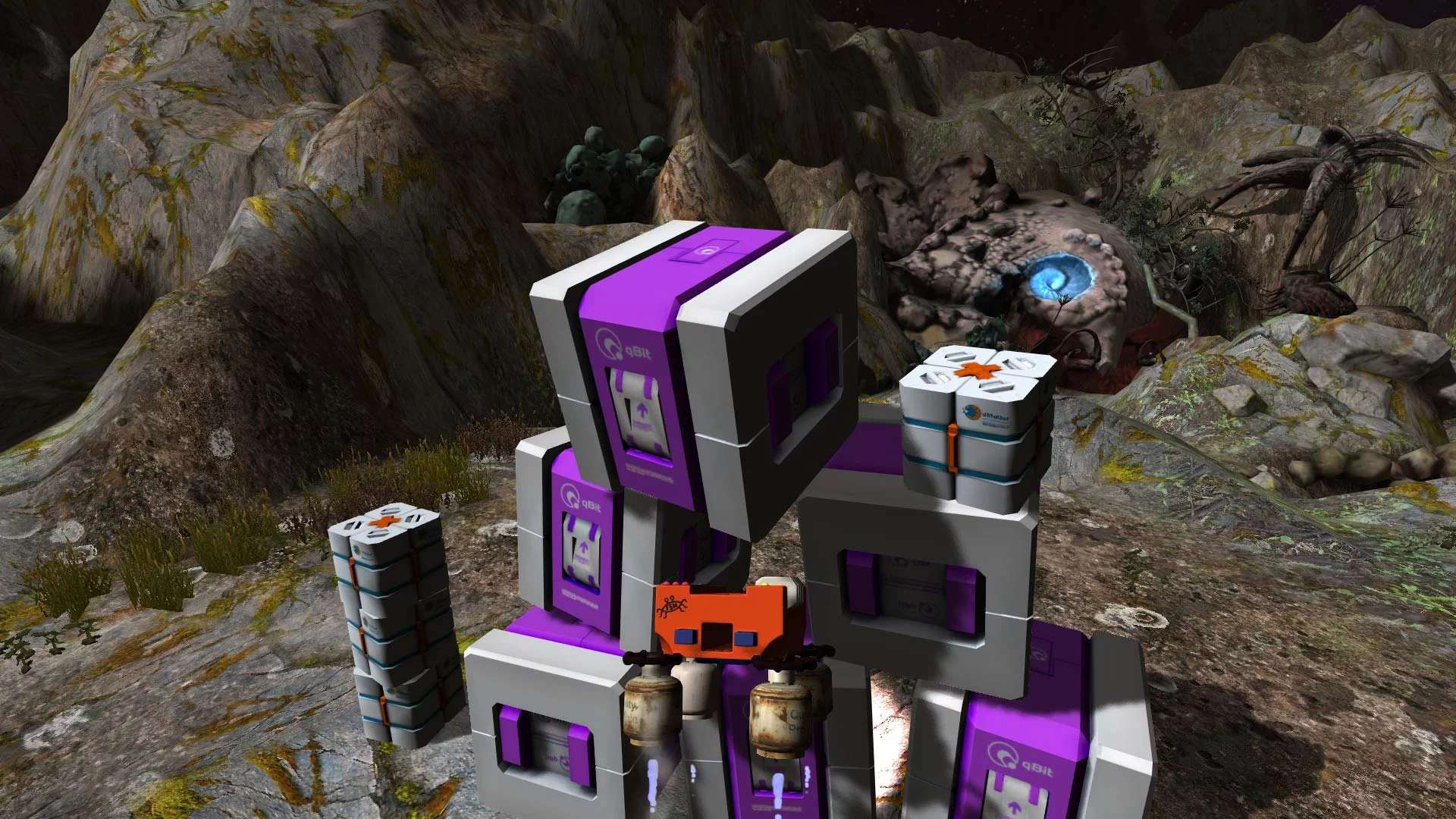 Изображение игры: Crashed Lander