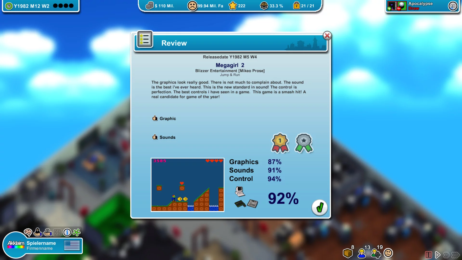 Изображение игры: Mad Games Tycoon