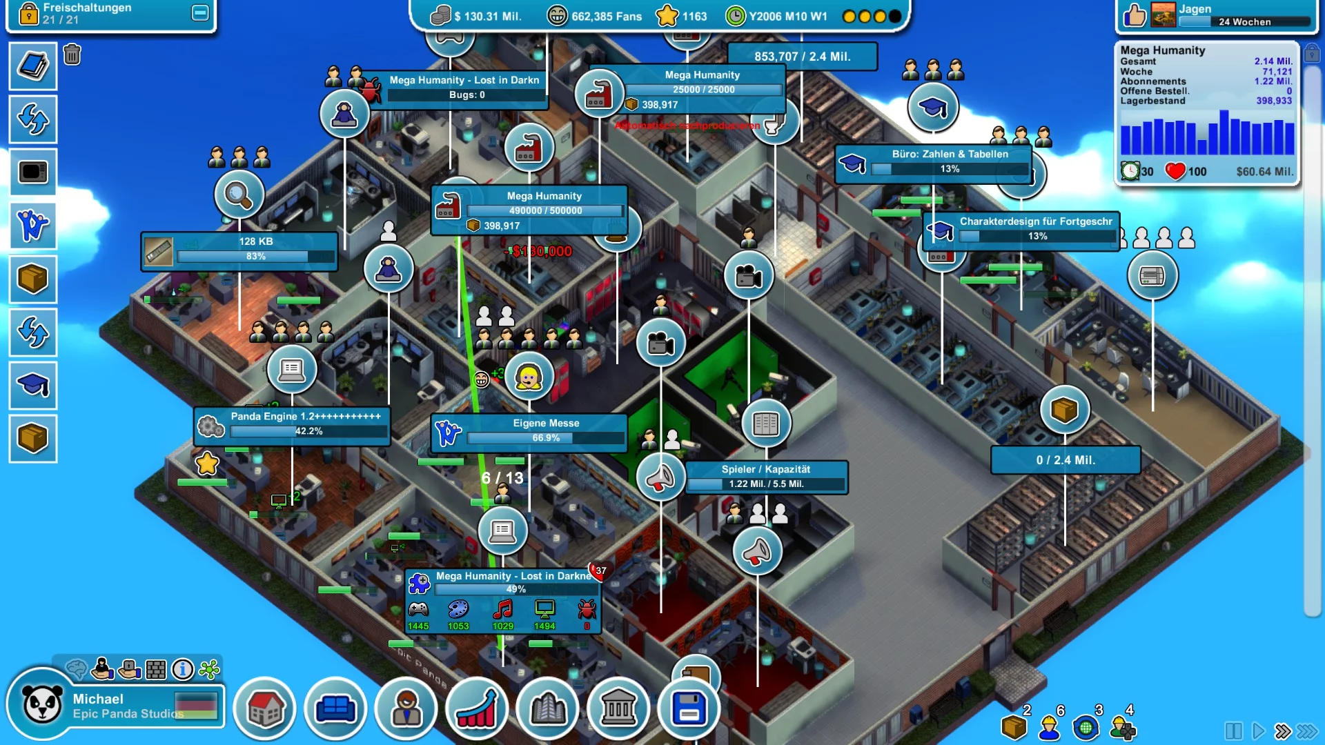 Изображение игры: Mad Games Tycoon