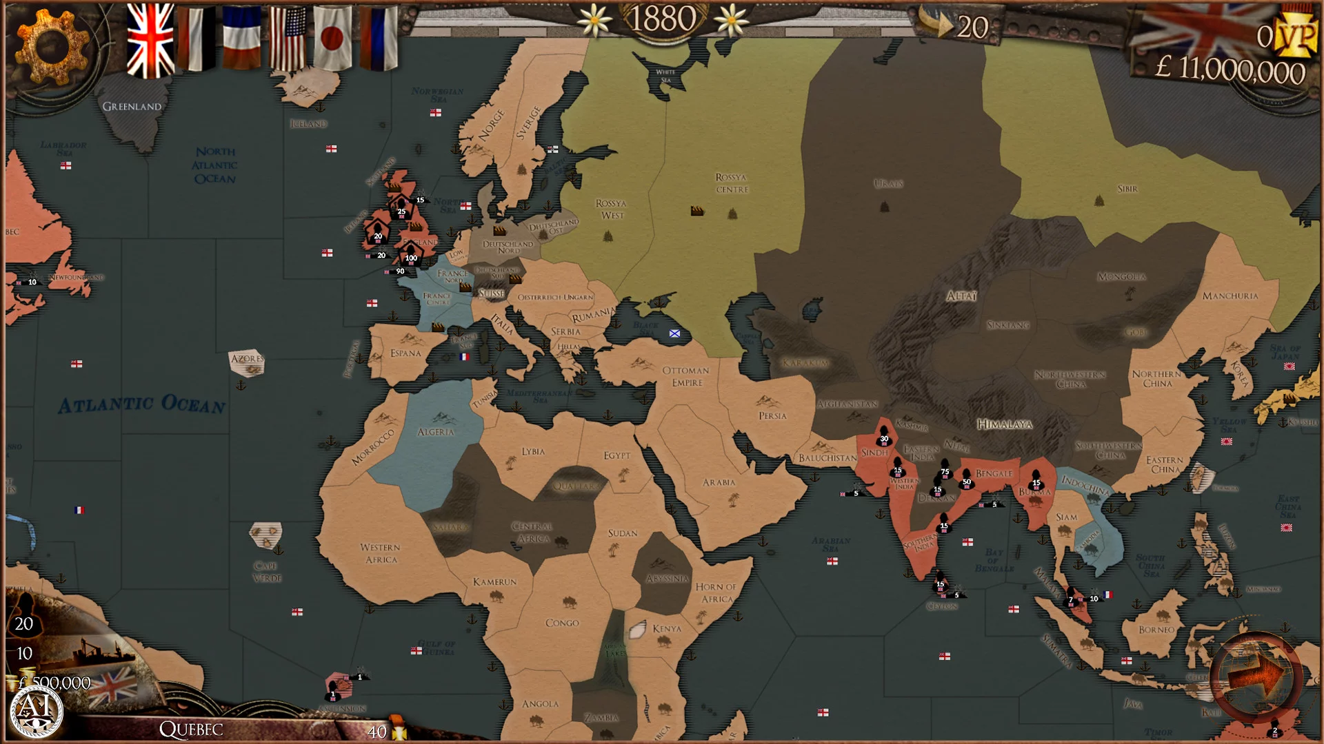 Изображение игры: Colonial Conquest
