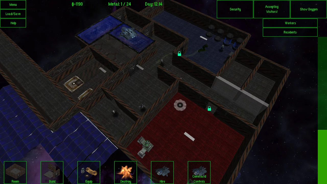 Изображение игры: Space Station Alpha