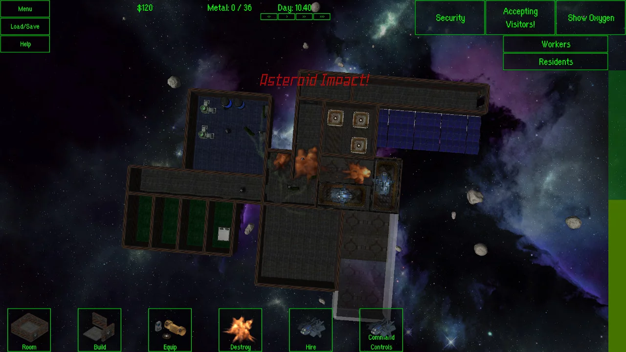 Изображение игры: Space Station Alpha