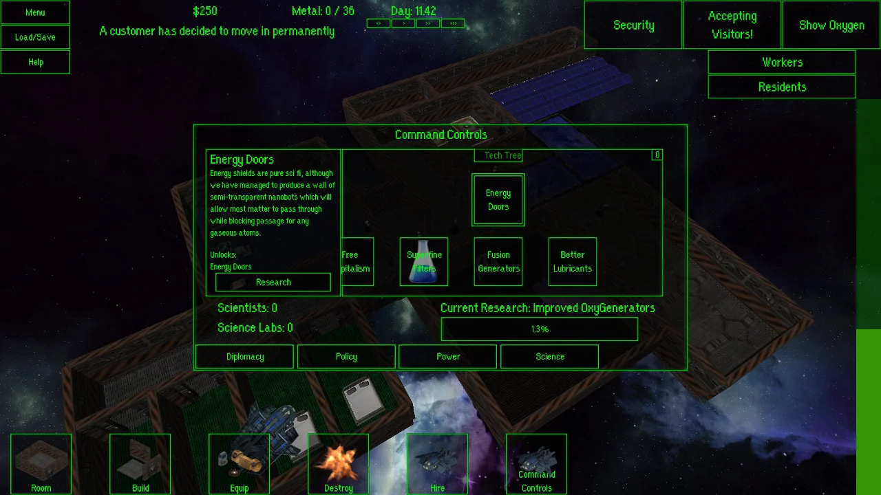 Изображение игры: Space Station Alpha