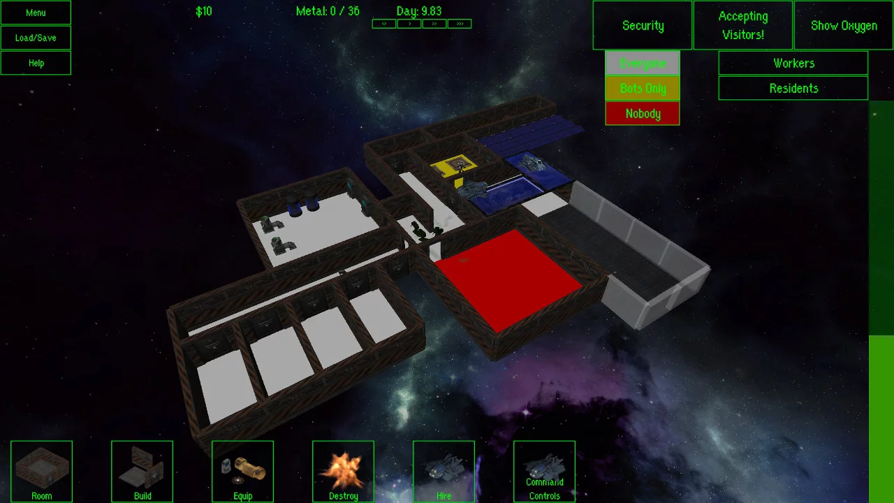 Изображение игры: Space Station Alpha