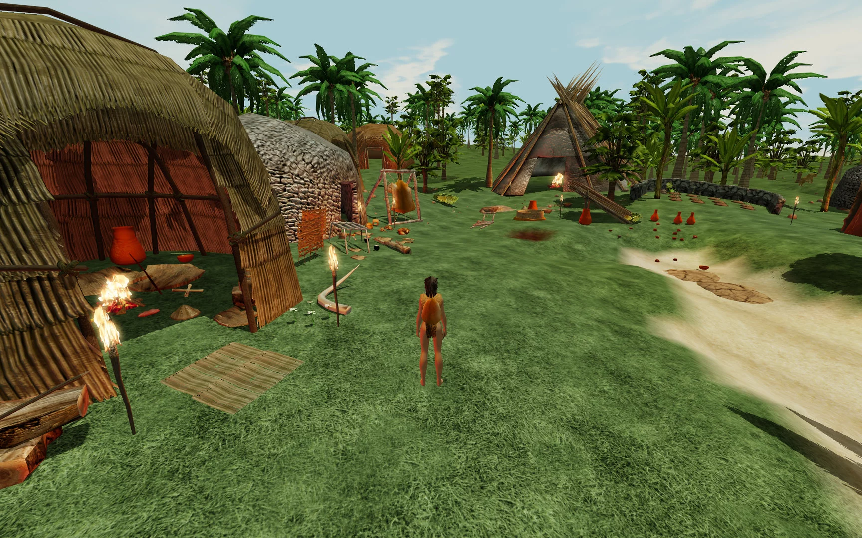 Изображение игры: Vantage: Primitive Survival Game