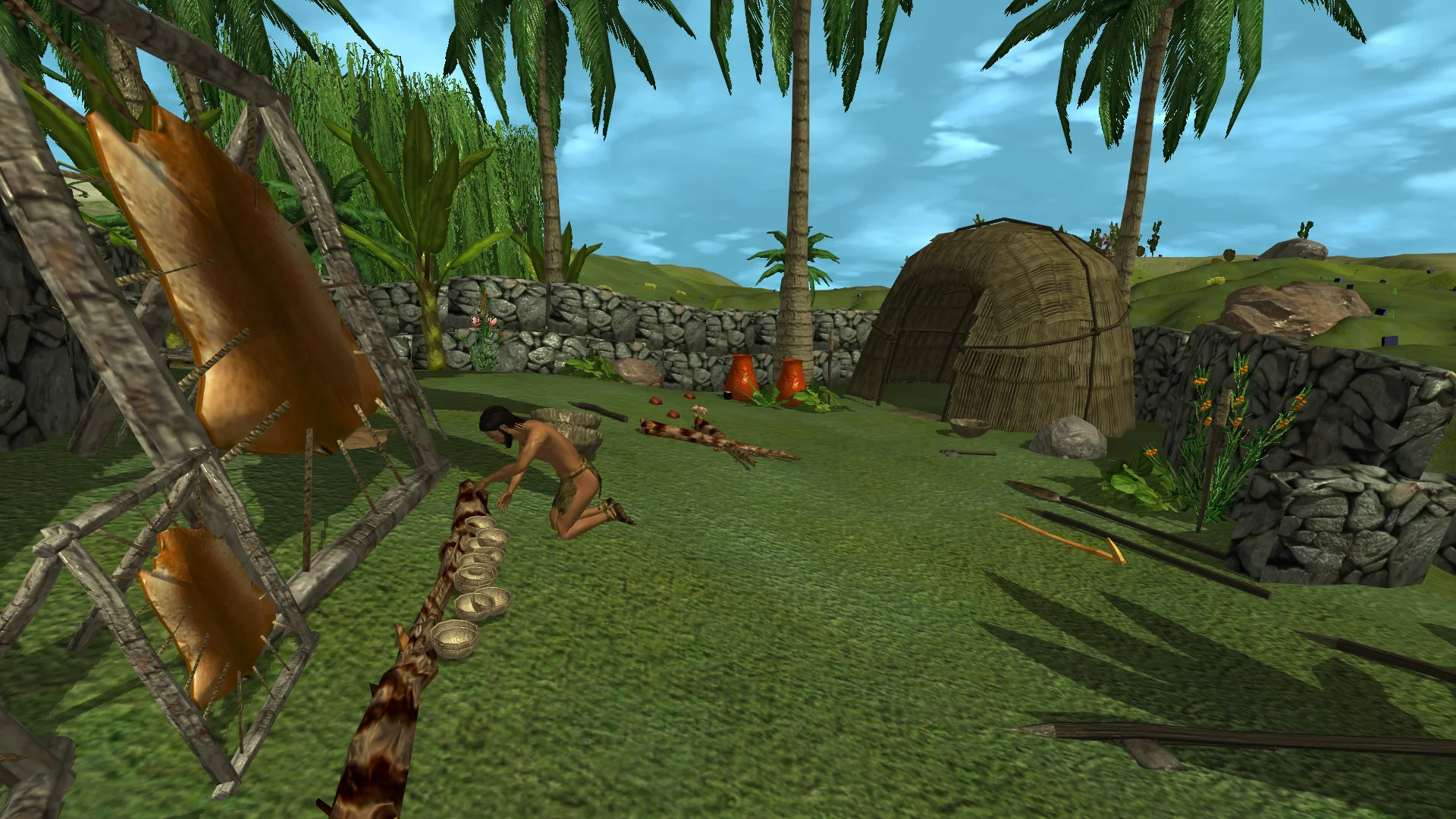 Изображение игры: Vantage: Primitive Survival Game