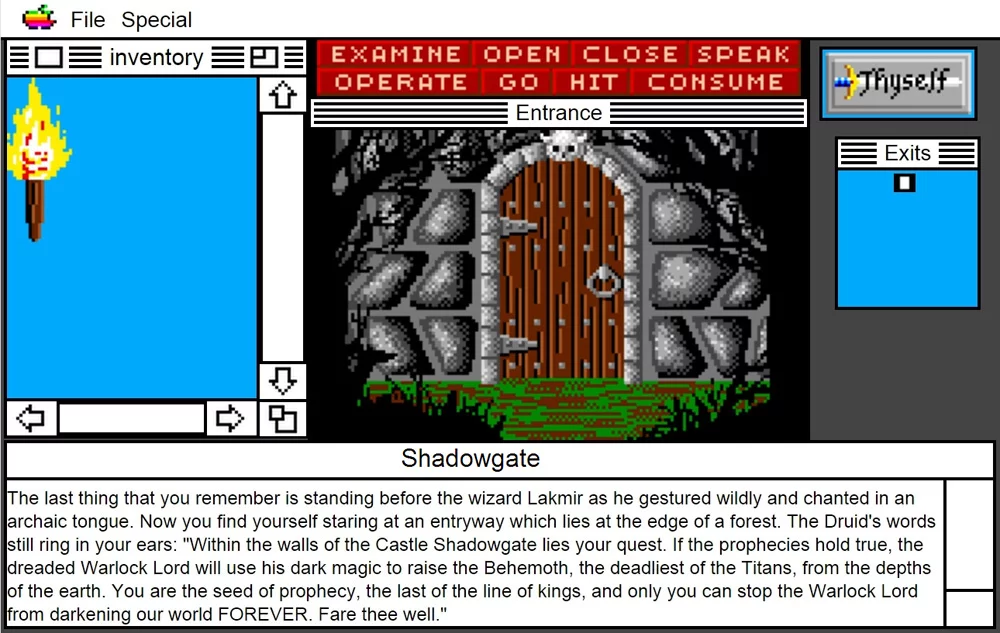 Изображение игры: Shadowgate: MacVenture Series