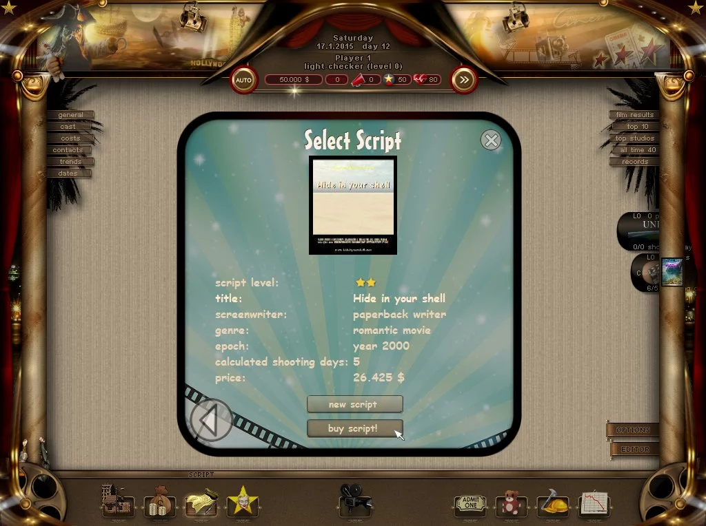 Изображение игры: World of Cinema - Movie Tycoon