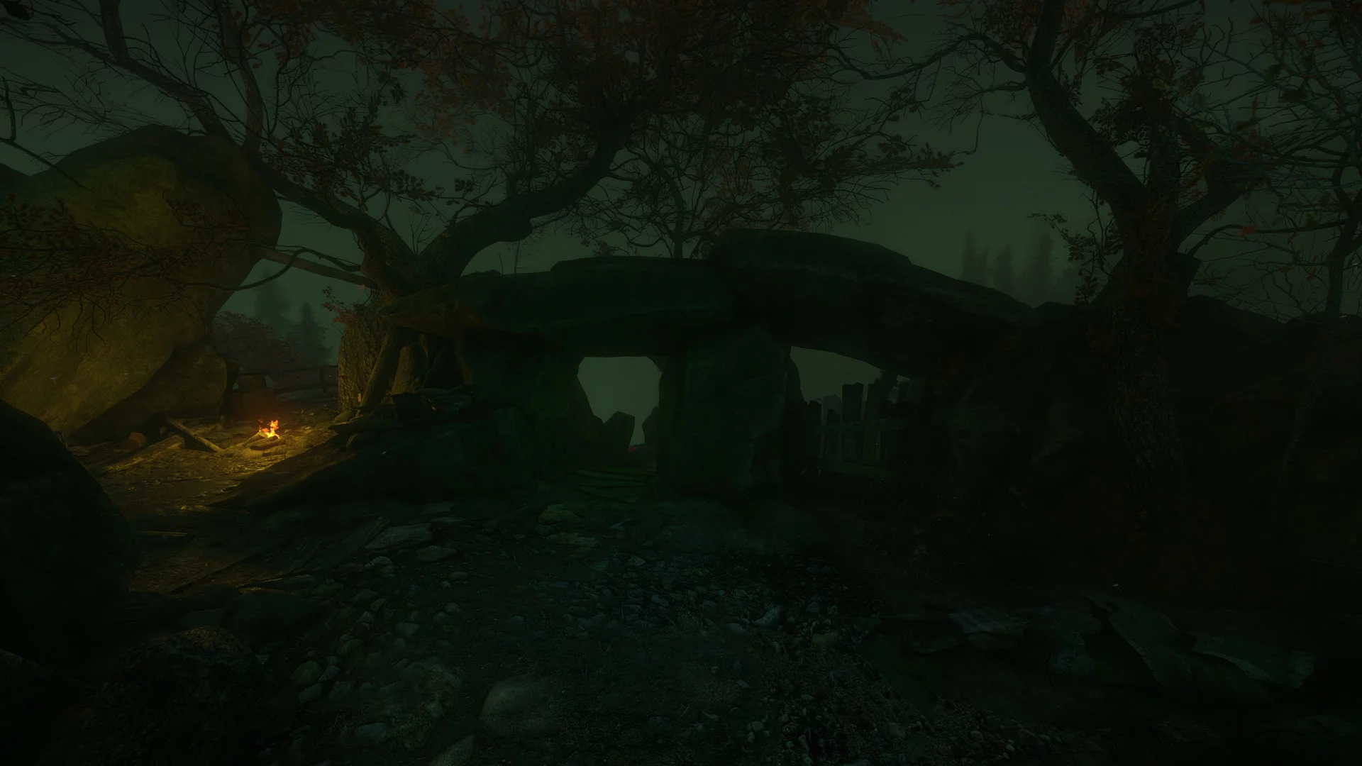 Изображение игры: The Cursed Forest
