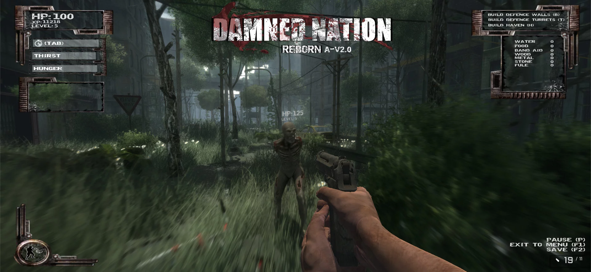 Изображение игры: Damned Nation Reborn