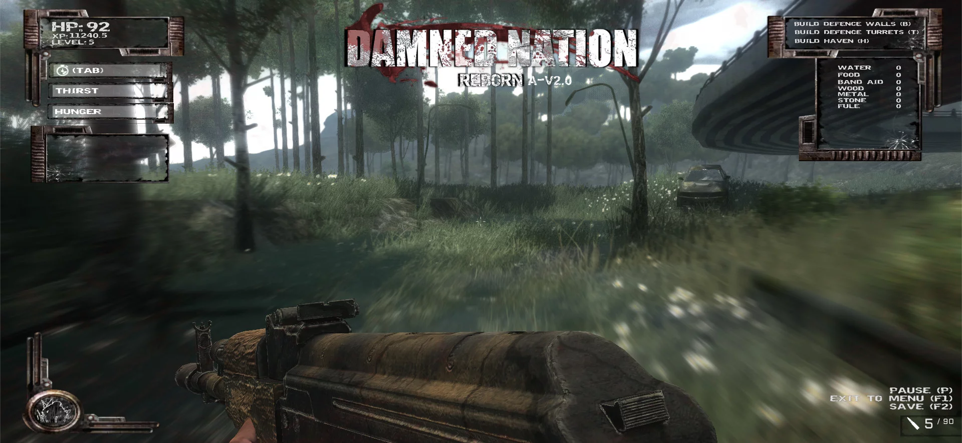 Изображение игры: Damned Nation Reborn