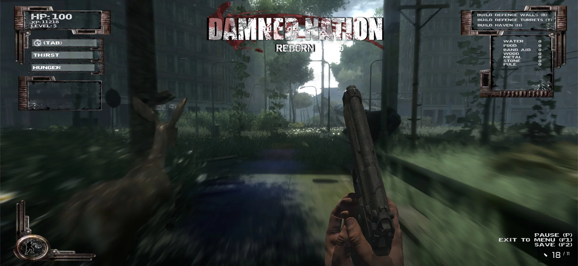 Изображение игры: Damned Nation Reborn