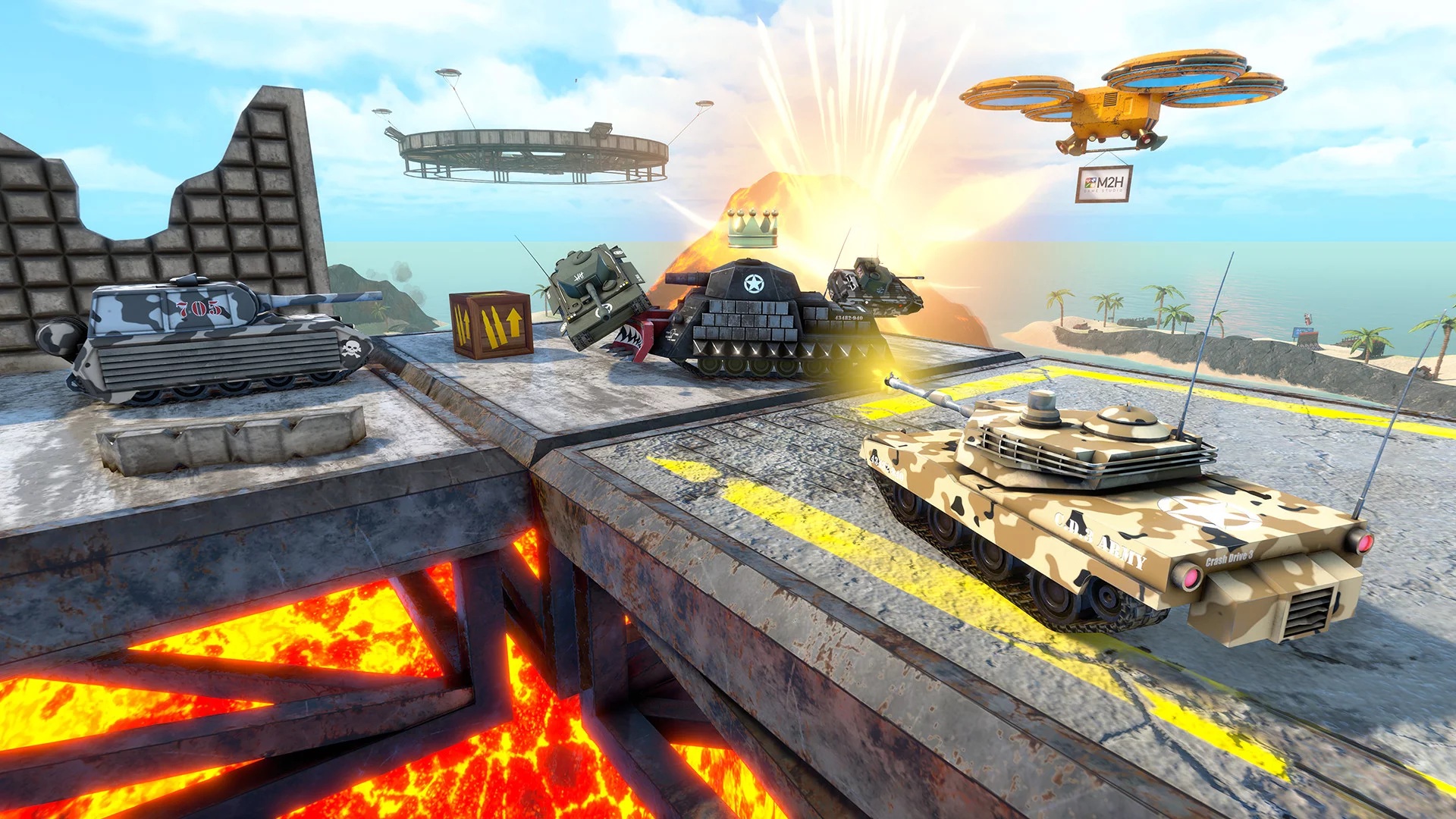 Изображение игры: Crash Drive 3