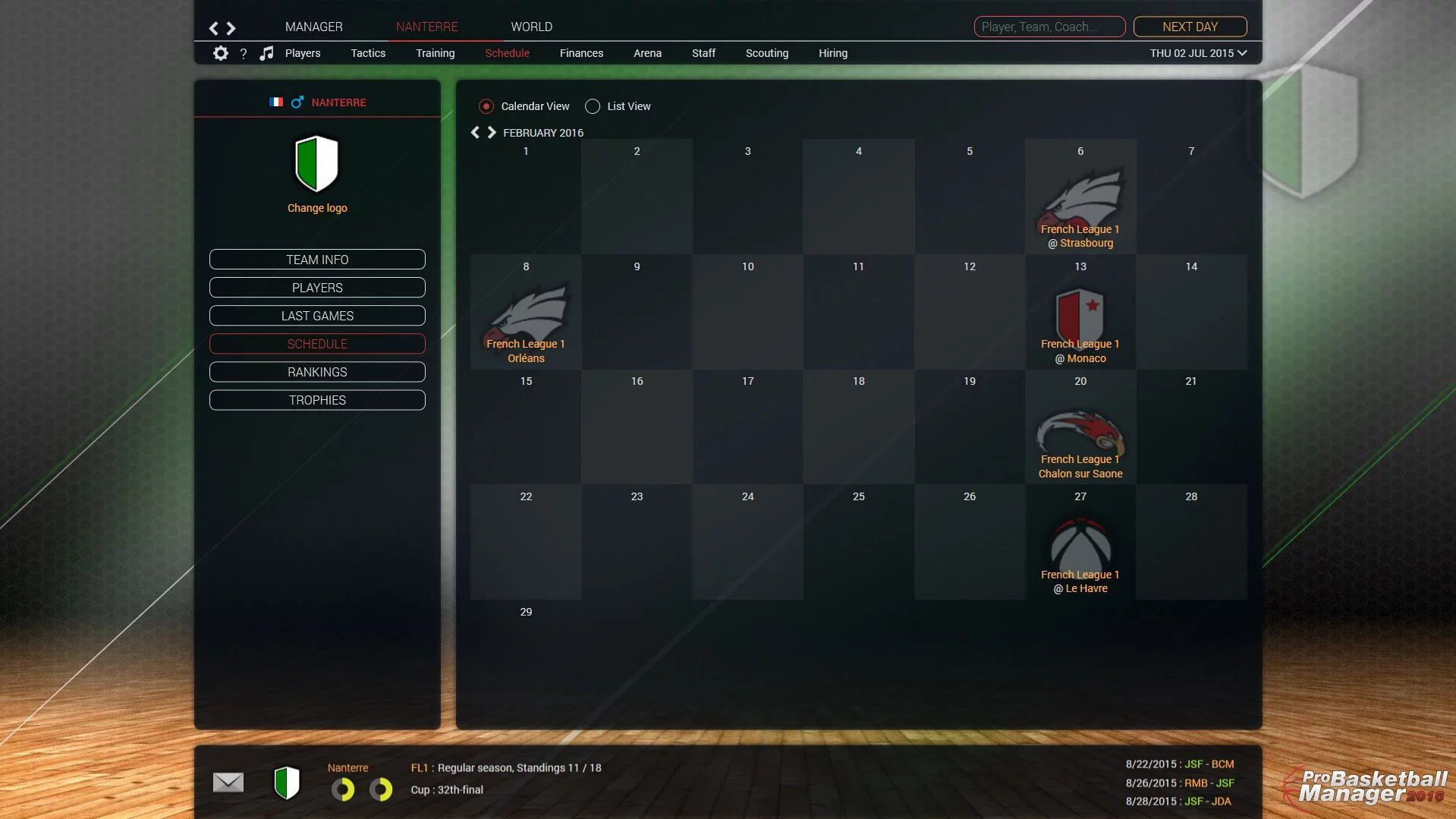 Изображение игры: Pro Basketball Manager 2016