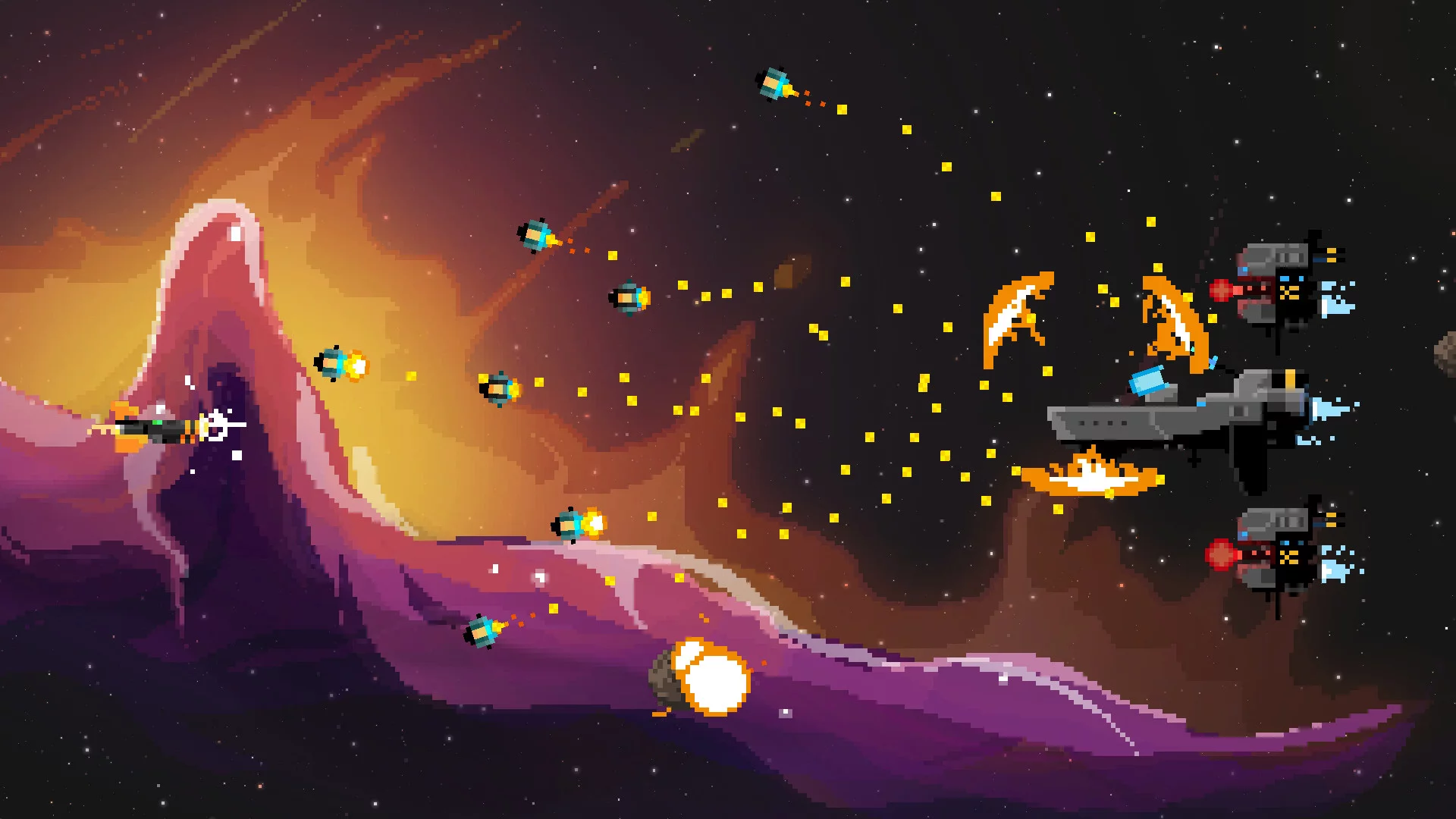 Изображение игры: Steredenn: Binary Stars