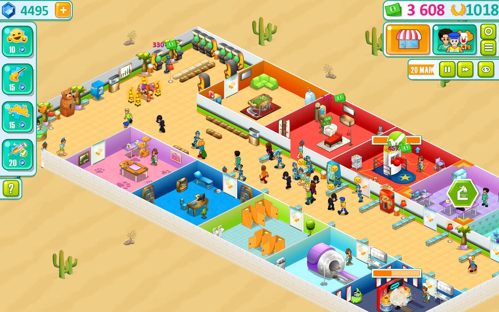 Изображение игры: Hospital Manager