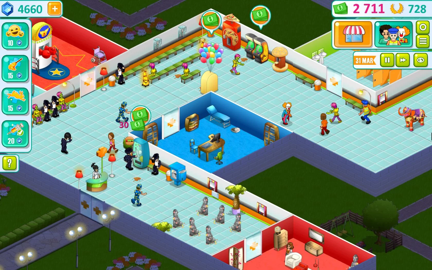 Изображение игры: Hospital Manager