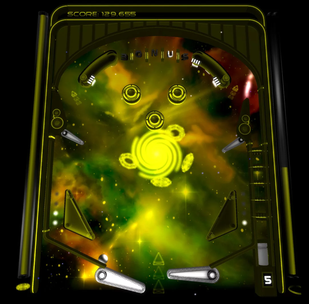 Изображение игры: Hyperspace Pinball