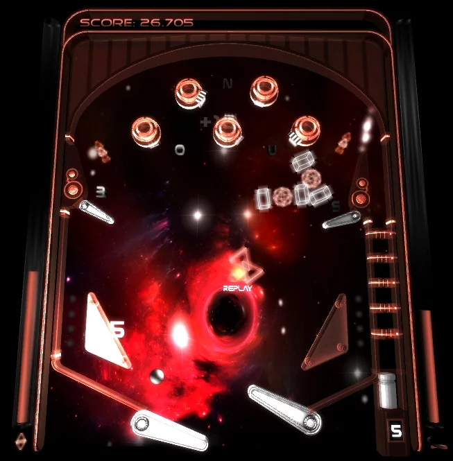 Изображение игры: Hyperspace Pinball
