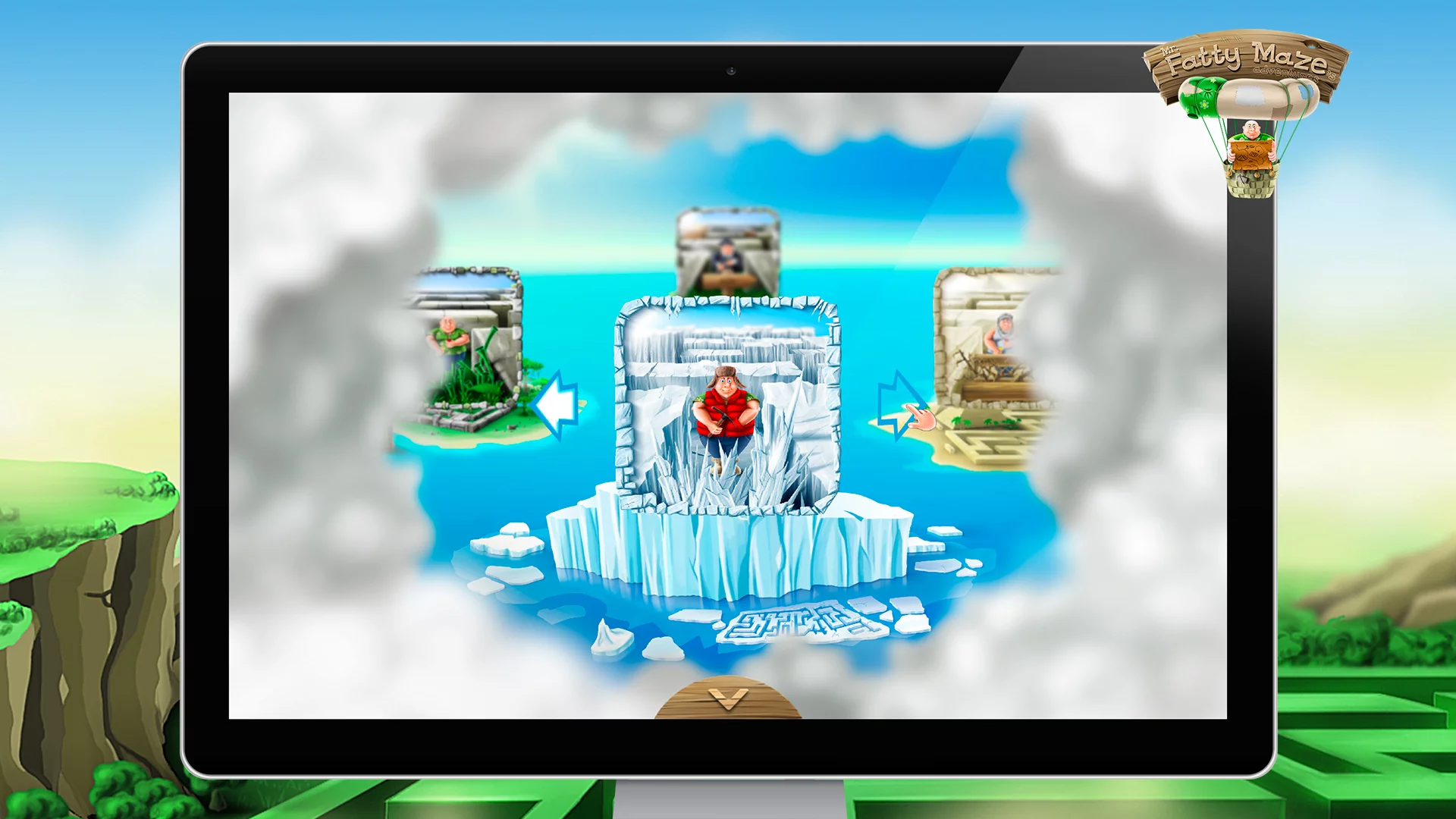 Изображение игры: Fatty Maze's Adventures