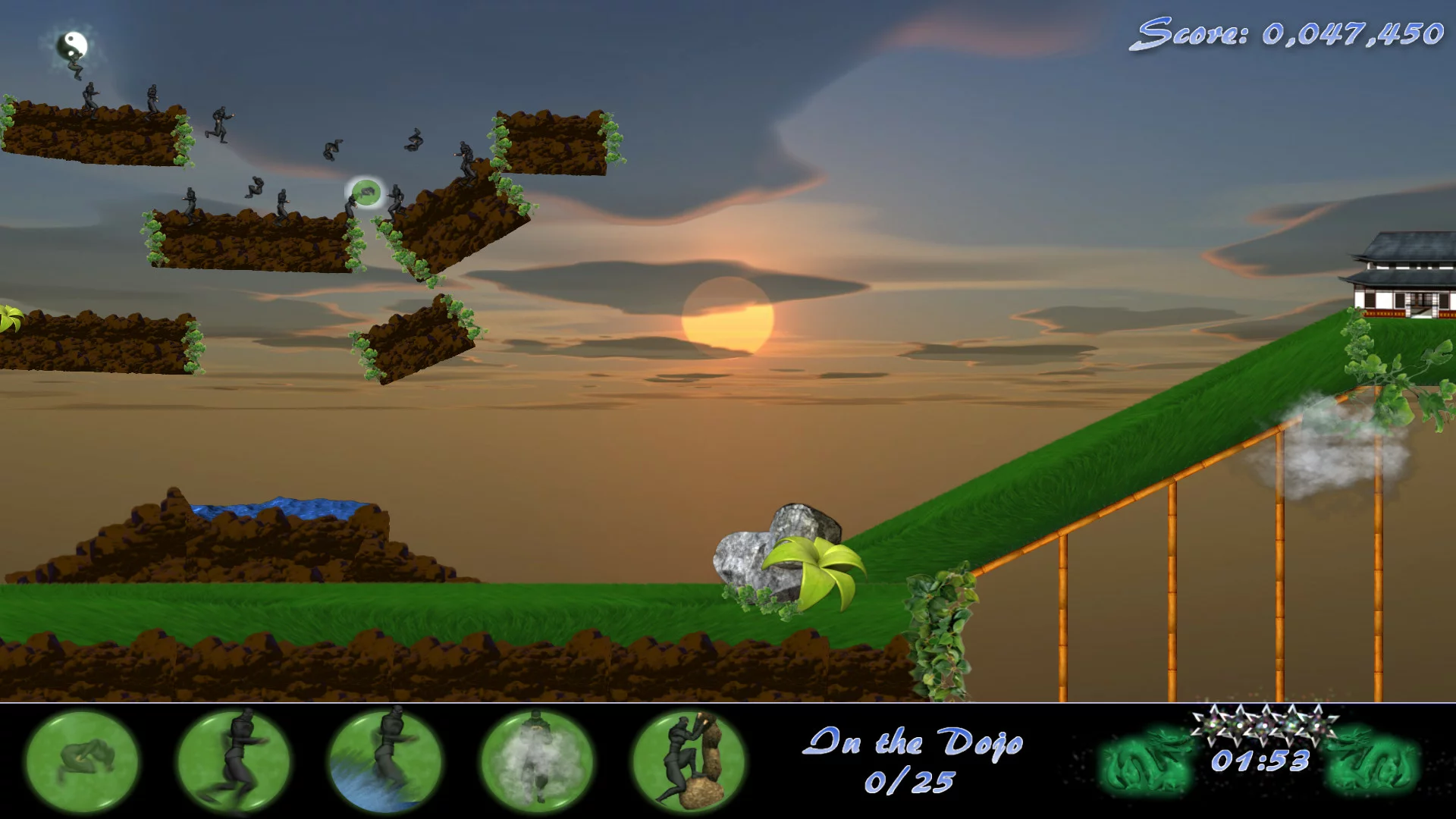 Изображение игры: Call of the Ninja!