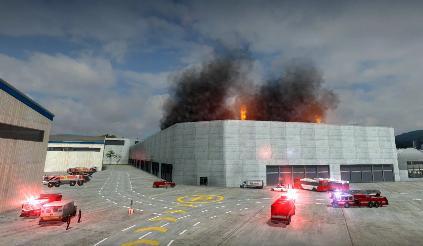 Изображение игры: Airport Firefighters - The Simulation