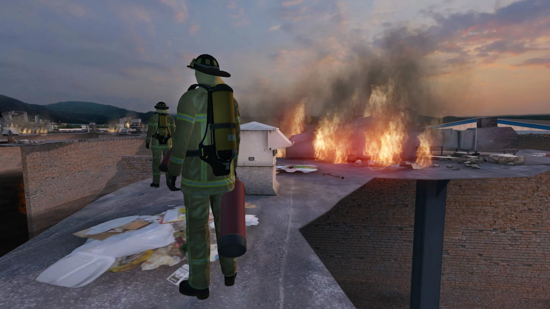 Изображение игры: Airport Firefighters - The Simulation