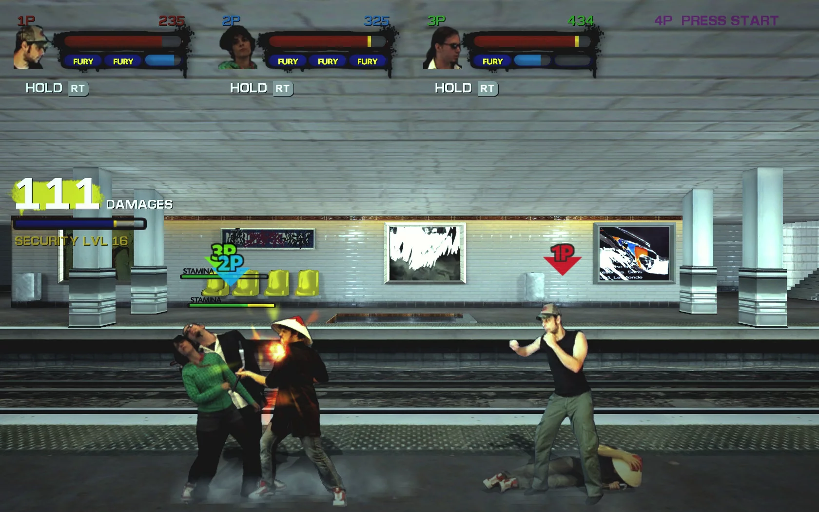 Изображение игры: Streets of Fury EX