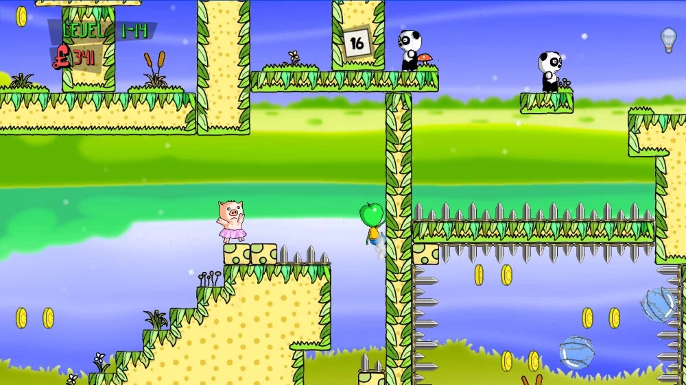 Изображение игры: Apple Jack 1&2