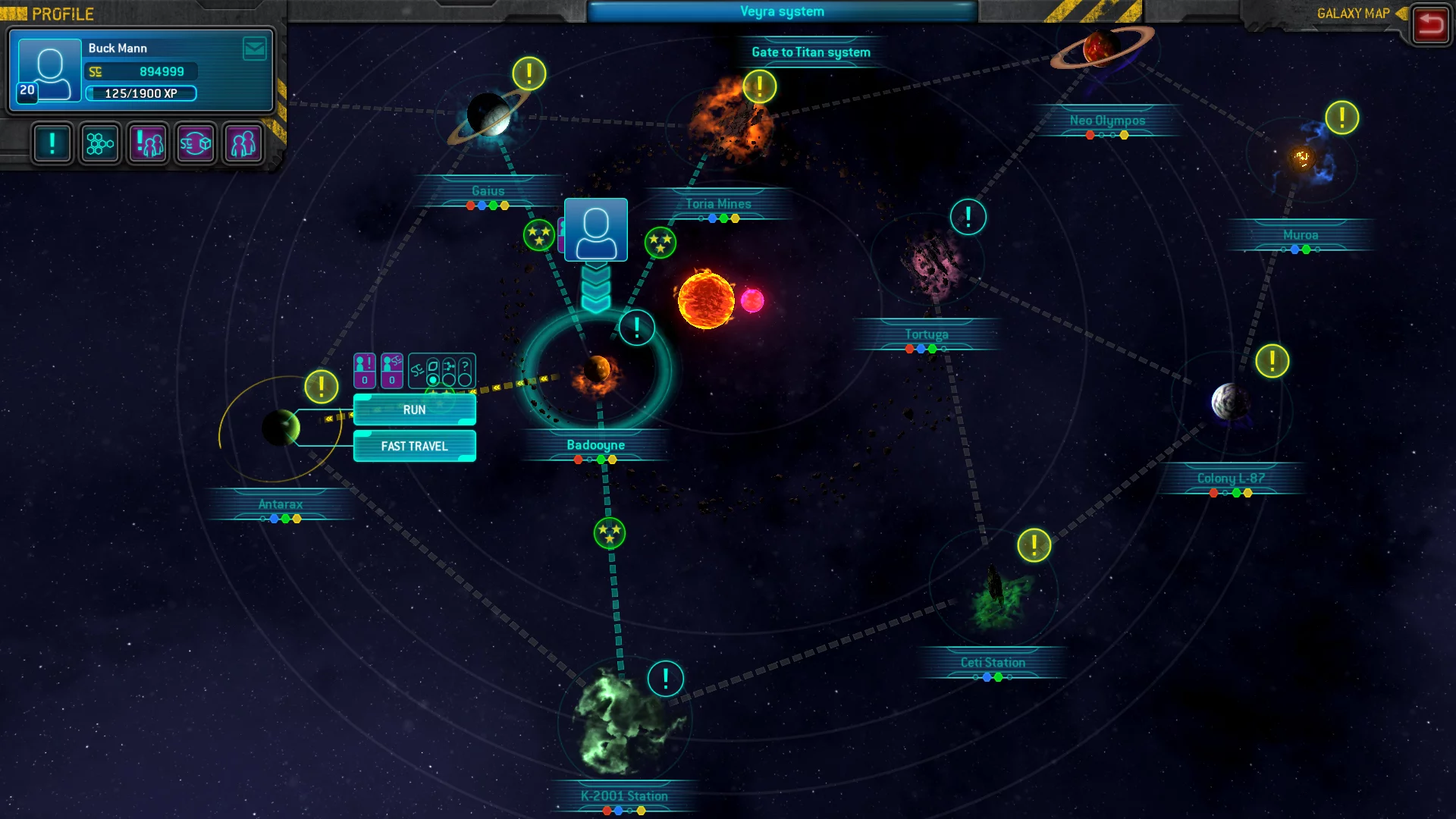 Изображение игры: Space Run Galaxy
