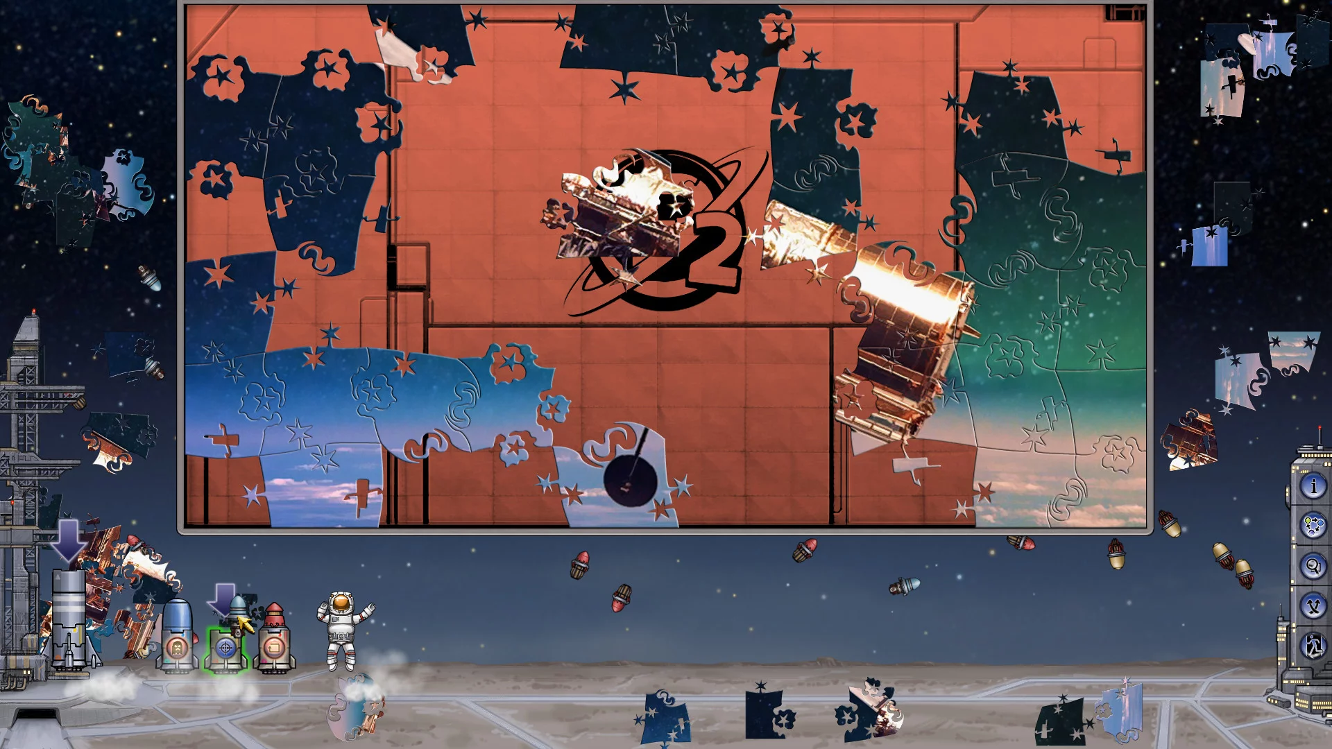 Изображение игры: Pixel Puzzles 2: Space