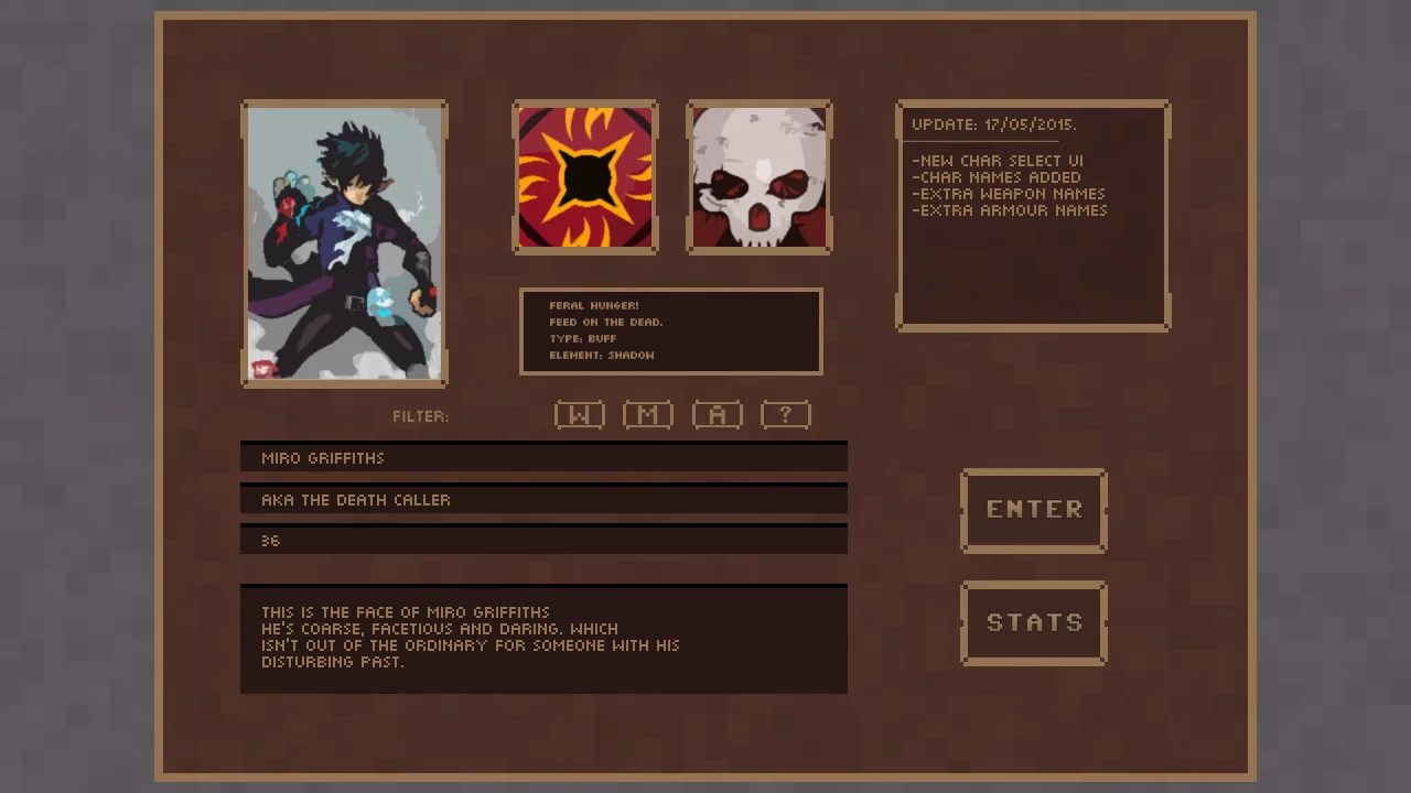 Изображение игры: No Turning Back: The Pixel Art Action-Adventure Roguelike