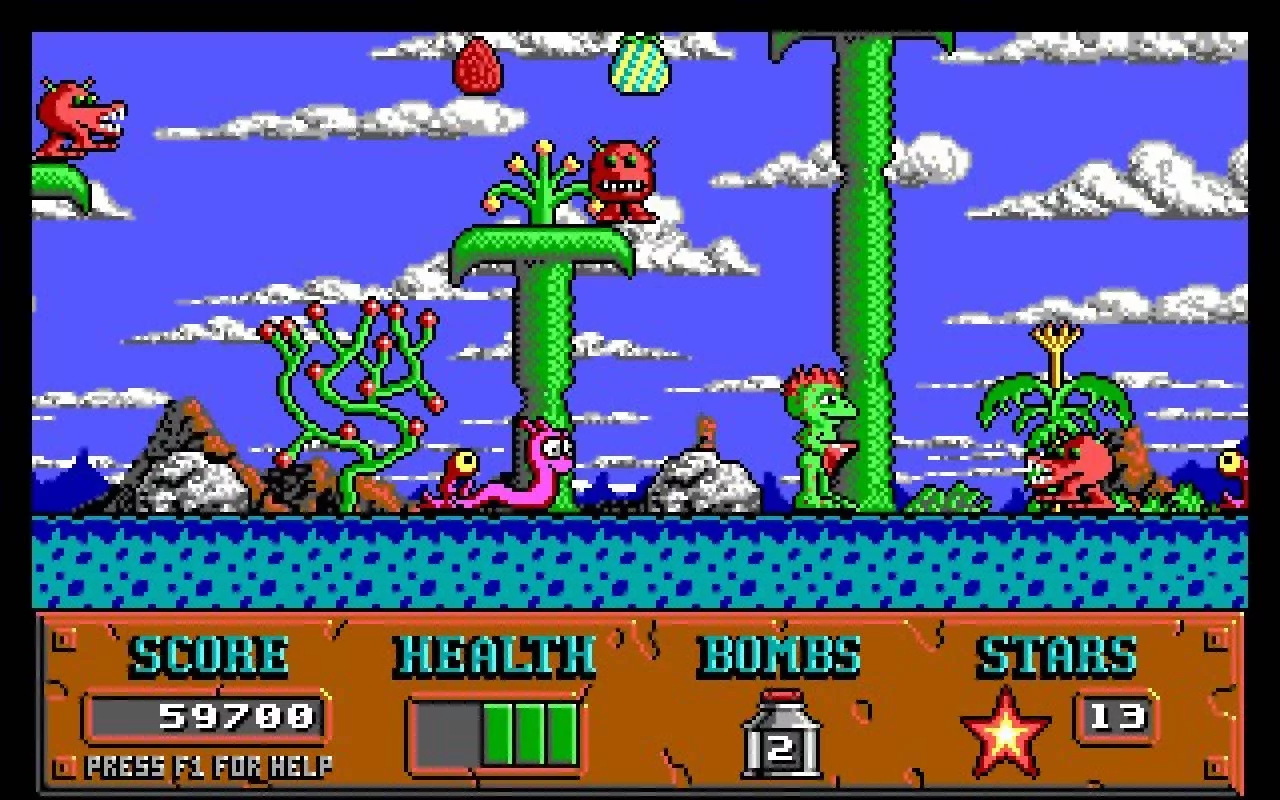 Изображение игры: Cosmo's Cosmic Adventure