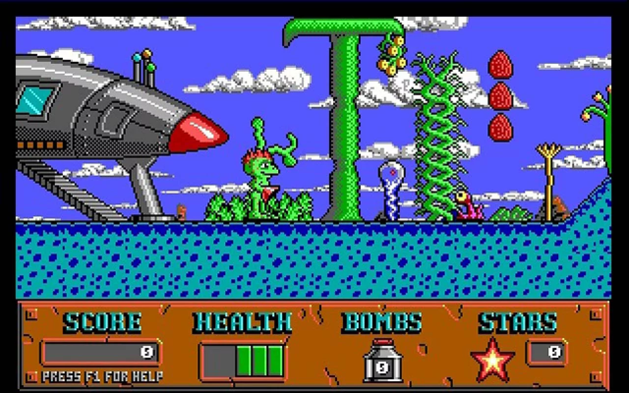 Изображение игры: Cosmo's Cosmic Adventure