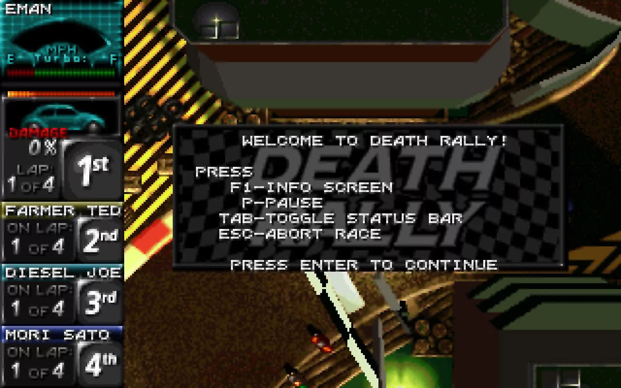 Изображение игры: Death Rally (Classic)