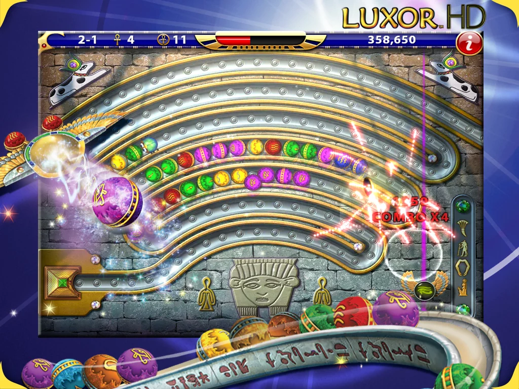 Изображение игры: Luxor HD