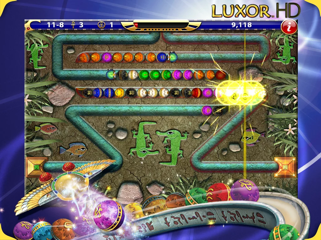Изображение игры: Luxor HD