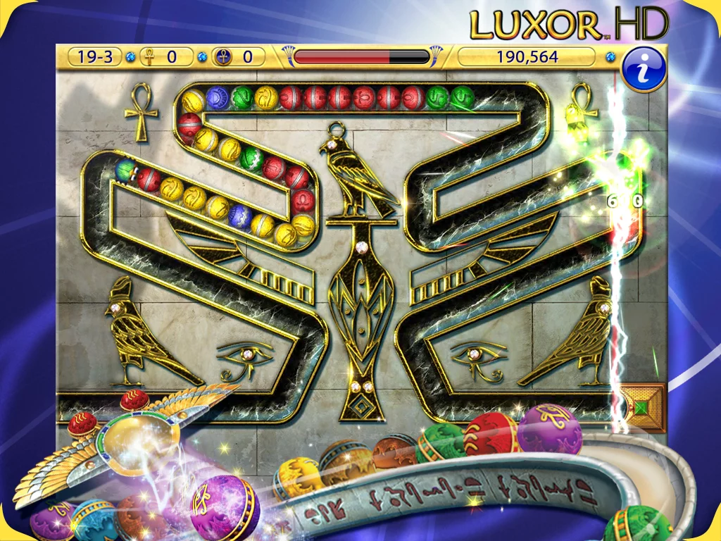 Изображение игры: Luxor HD