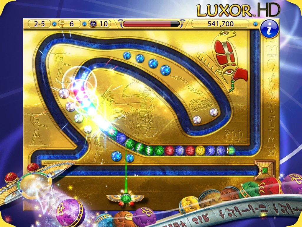 Изображение игры: Luxor HD