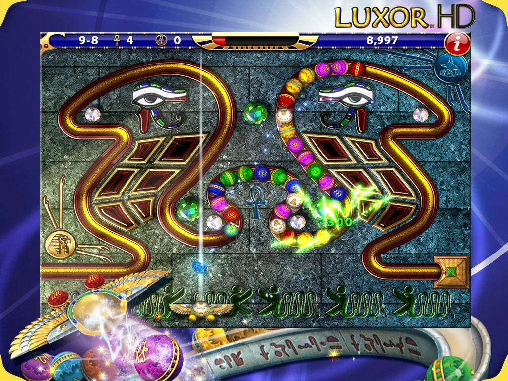 Изображение игры: Luxor HD